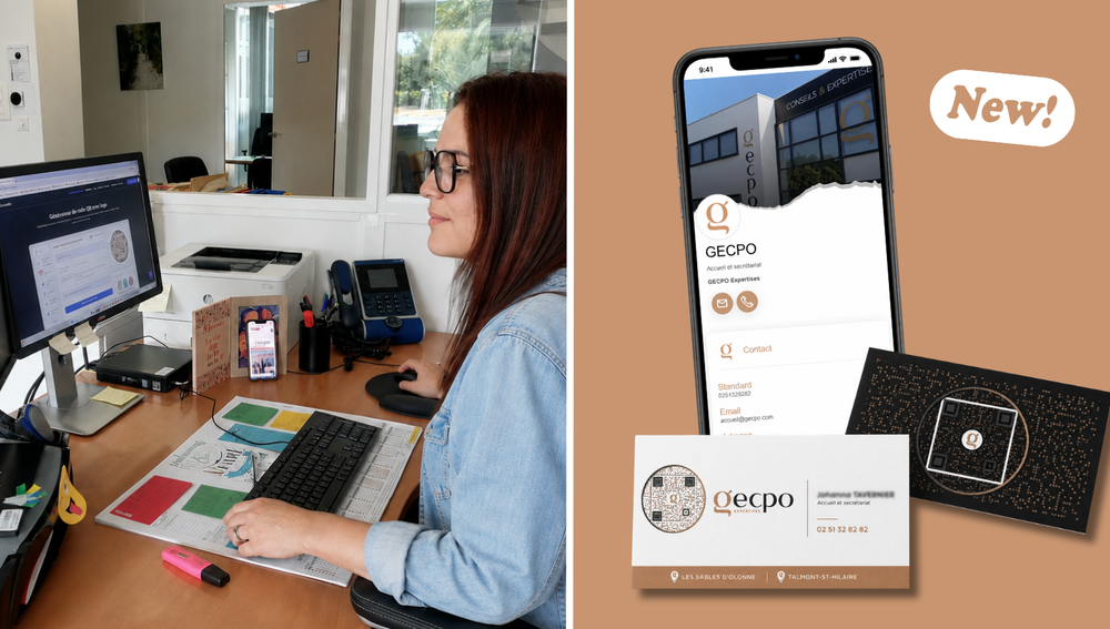 GECPO fait évoluer ses cartes de visite